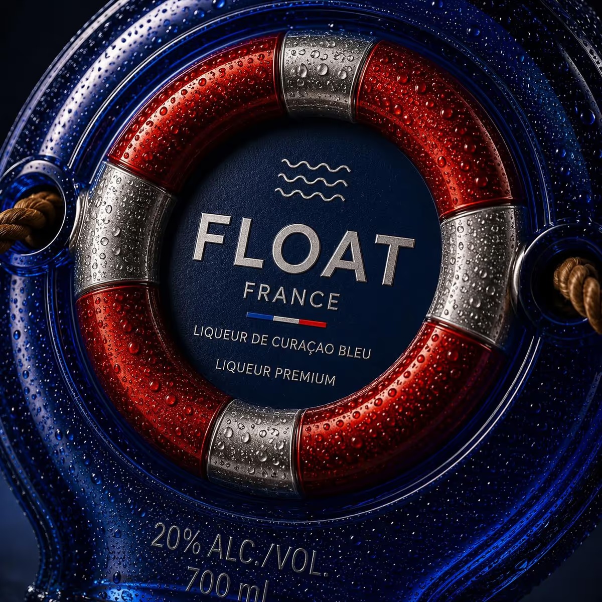 Float — design packaging de liqueur premium