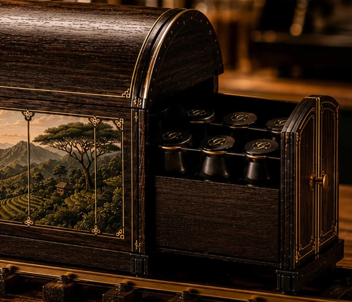 Gate packaging café premium — Capsule detail