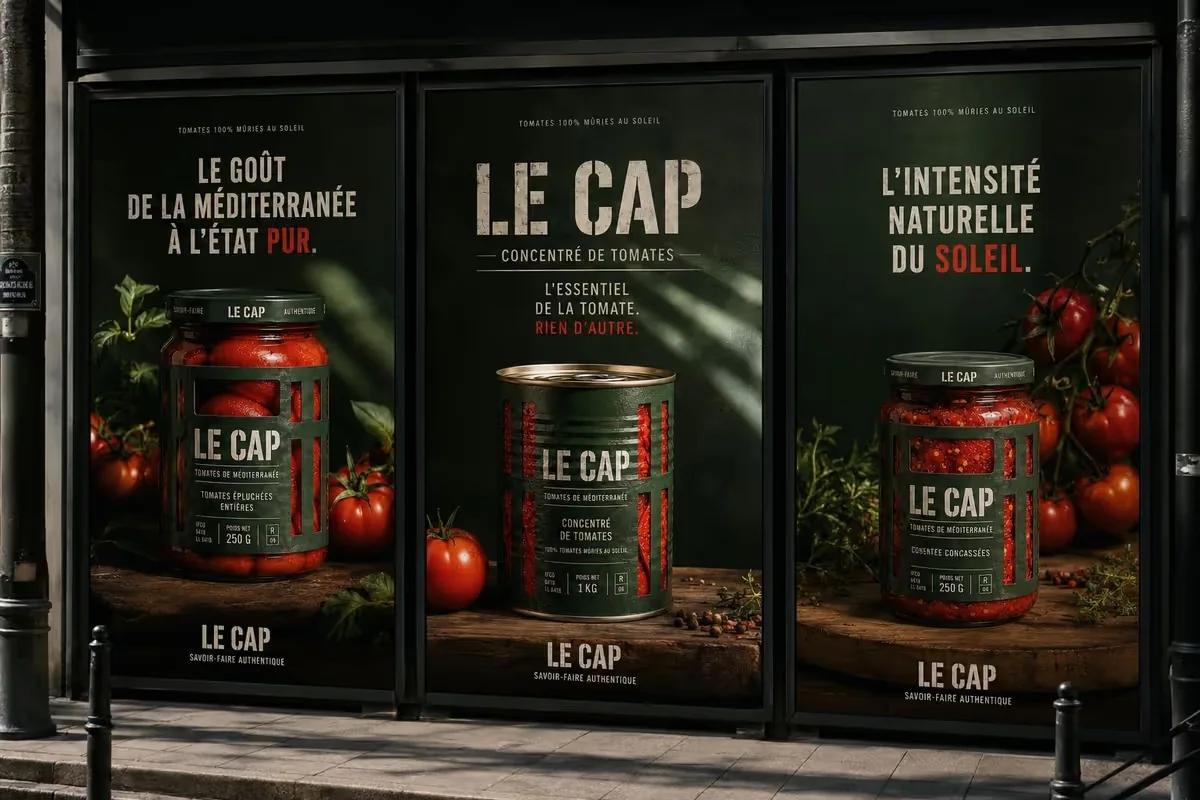 Le Cap projet de branding et packaging réalisé par L’Alchimiste