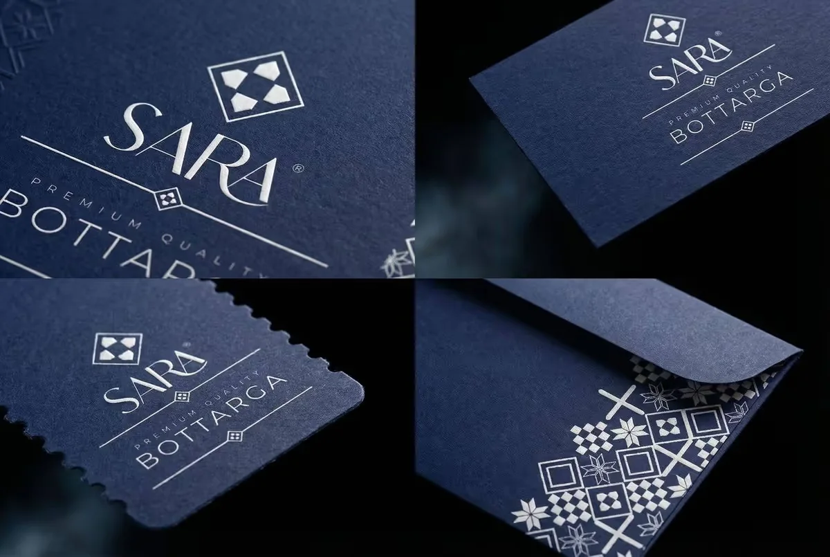 SARA Bottarga packaging premium boutargue — Graphic territory
