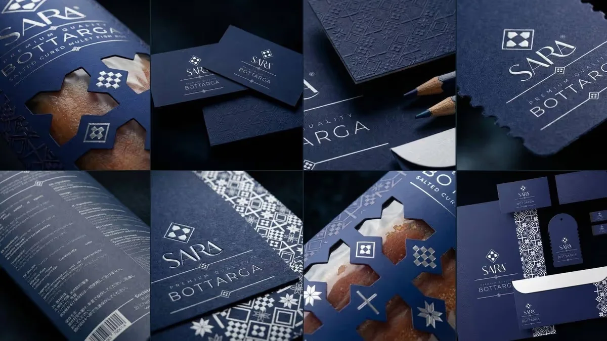 SARA Bottarga projet de branding et packaging réalisé par L’Alchimiste